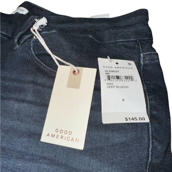 New W/Tags Good American Fits Plus Size 20-26 Deep Blue Always Fits Good Legs - Picture 2 of 7